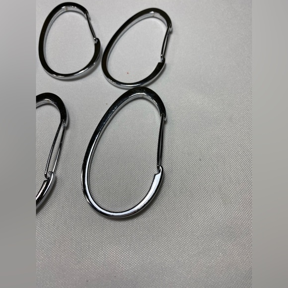 Rings  Hooks for Jewellery ZESLMG  Decorative Shower Hooks Rings Rod Hangers - Picture 5 of 8